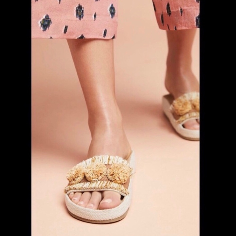 Soludos X Anthropologie Panarea Slide Sandal